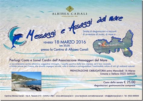 Invito MESSAGGERI DEL MARE