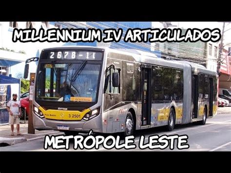 Novos Millennium Iv Articulados Da Metr Pole Paulista Leste