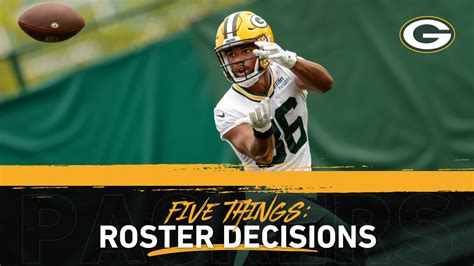 5 things to know about the Packers' roster decisions