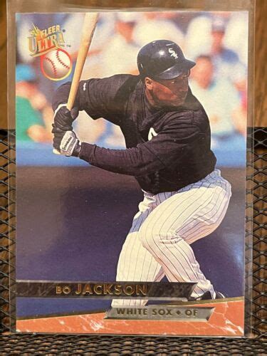 Bo Jackson 1993 Fleer Ultra Chicago White Sox 534 Baseball Card Bo