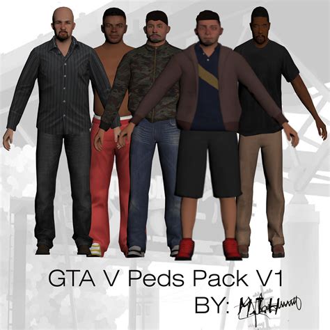 Gta V Peds Pack V1 Mth Gta Modstutorials