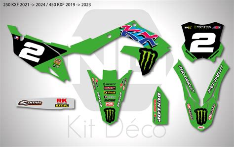 Kit D Co Kawasaki Kx Klx Kxf Th Anniversary