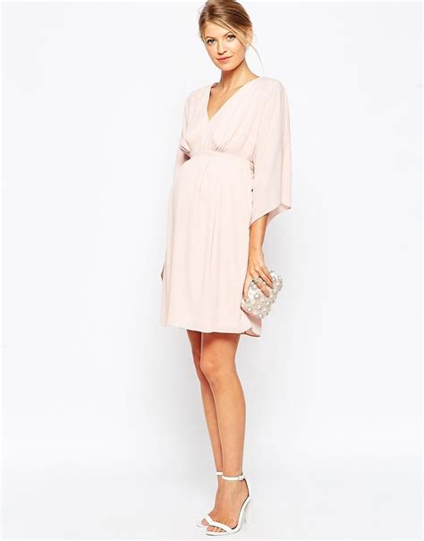 81 Image 4 Of Asos Maternity Mini Dress With Obi Wrap Belt Cute