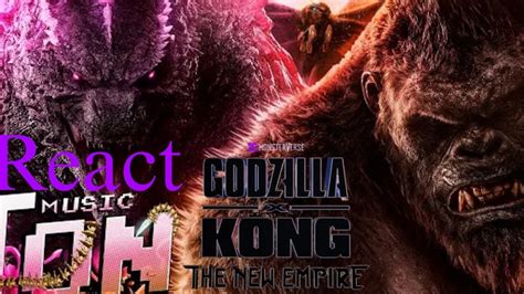 Kaijus Godzilla X Kong React Ao Rap Godzilla X Kong O Novo Imp Rio