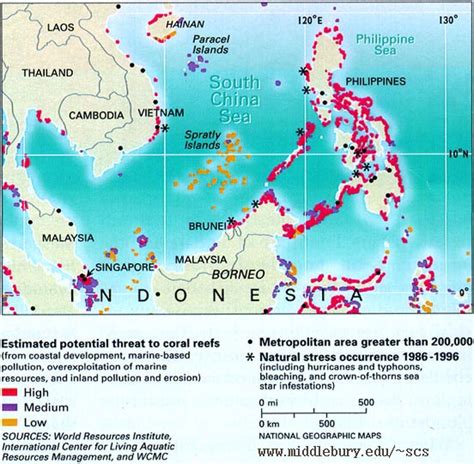 Environmental And Oceanographic Maps The South China Sea