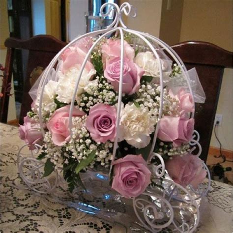 Cinderella Carriage Centerpiece Princess Party Decoration