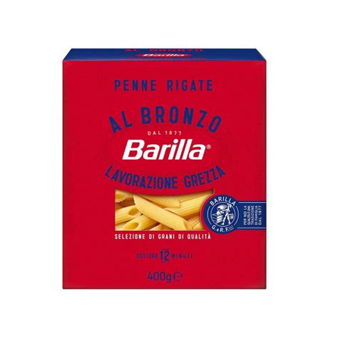 Barilla Bronzo Penne Rigate włoski makaron rurki 400g Kawa365