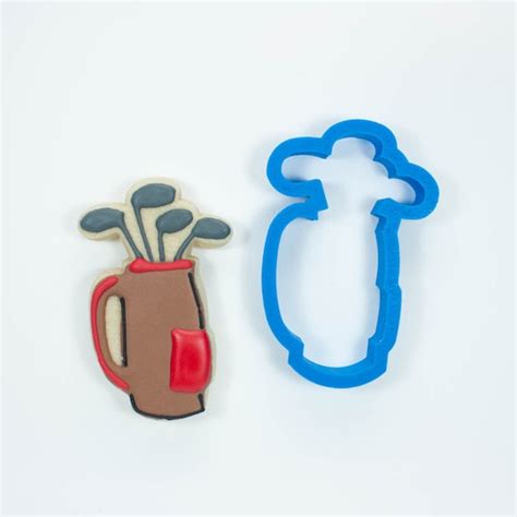 Golf Clubs Cookie Cutter Golf Bag Fathers Day Dad Sports Mini