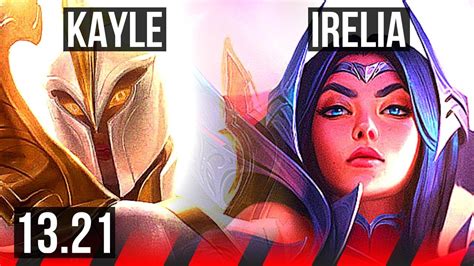 Kayle Vs Irelia Top 4 2 10 500 Games Kr Grandmaster 13 21