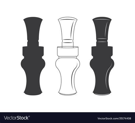 Duck Call Royalty Free Vector Image Vectorstock