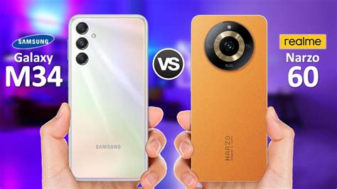 Samsung Galaxy M34 Vs Realme Narzo 60 Youtube