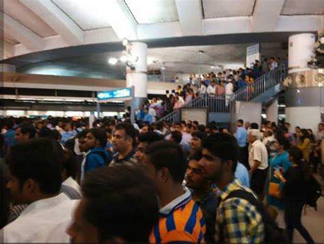 Snag Disrupts Delhi Metros Blue Line Services Delhi News Times Of