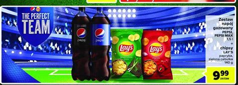 Zestaw napój pepsi 2 l lay s 140 g PEPSICO ZESTAW cena promocje