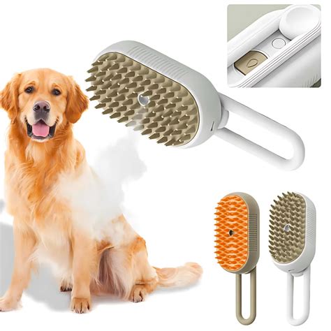 Steamy Cepillo El Ctrico Para Perro Pulverizador Para Pelo De Gato En