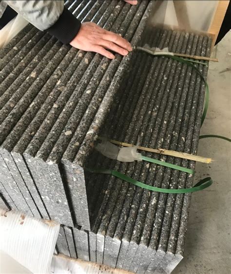 Grey Porphyry Granite Stone For Tread Riser Tiles China Stone Floor