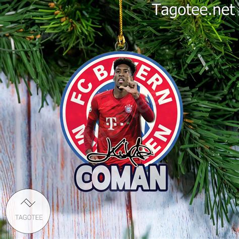 Bayern Munich Kingsley Coman Xmas Ornament Tagotee