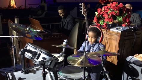 Playing Little Drummer Boy at church | Wilson World - YouTube Music