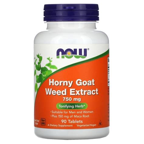 Buy Now Foods Horny Goat Weed 90 Tablets EZ Health Beauty