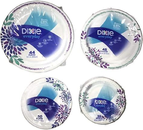 Amazon Dixie Everyday Paper Plate Bowl Bundle Large Plate