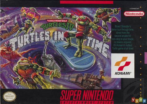 Teenage Mutant Ninja Turtles Iv Turtles In Time Vgdb Vídeo Game