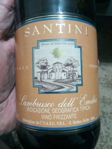 Abbazia Di S Gaudenzio Santini Lambrusco Dell Emilia Bianco Vivino