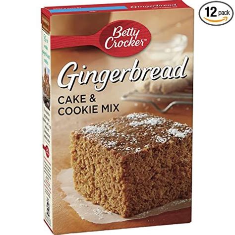 Betty Crocker Gingerbread Cake and Cookie Mix, 14.5 oz. (Pack of 12)