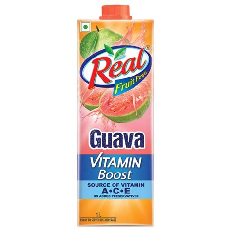 Real Fruit Power Vitamin Boost Guava Juice L Jiomart