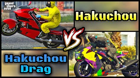 Hakuchou Vs Hakuchou Drag Bike Comparison Gta Online Fastest