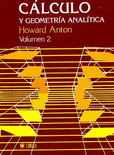 PDF Descargar Cálculo Y Geometría Analítica Tomo II Howard Anton