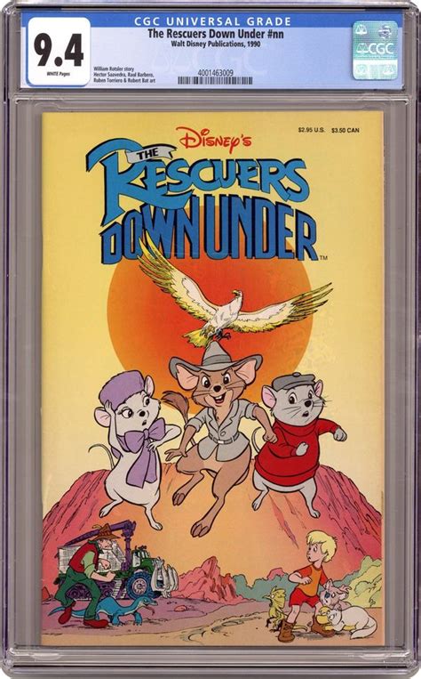 Rescuers Down Under Comic Books Graded By CGC