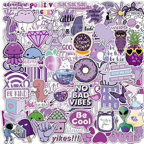 97+ Lovely Purple Stickers Aesthetic Images | ella nairn