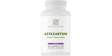 Dr Amy Myers Astaxanthin 12mg 60 Softgels Antioxidant Carotenoid