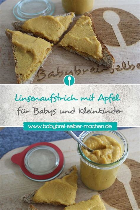 Rezept für leckeren vegetarischen Linsenaufstrich für Babys und