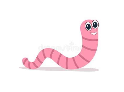 Cute Pink Worm Cartoon Stock Illustrations 692 Cute Pink Worm Cartoon