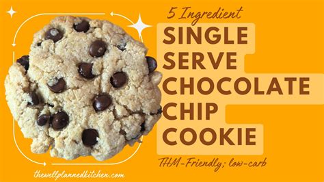 Single Serve Chocolate Chip Cookie