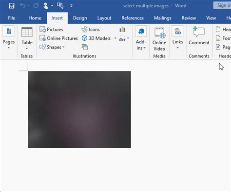 How To Select Multiple Pictures In Word Lanava