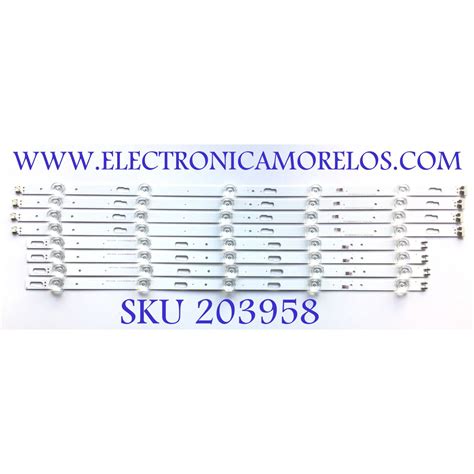 KIT DE LED S PARA TV SAMSUNG 8 PIEZAS NUMERO DE PARTE BN96 50315A