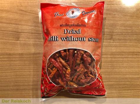 Getrocknete Chilis