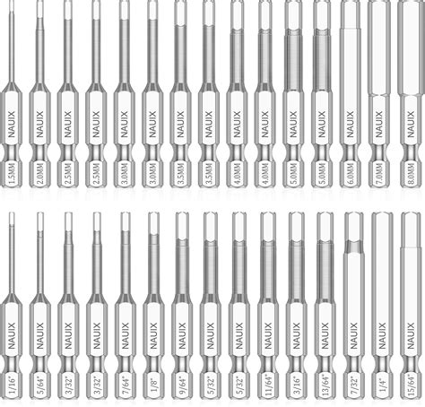 Hex Head Allen Wrench Drill Bit Set 10pc Metric 10pc SAE PTSLKHN