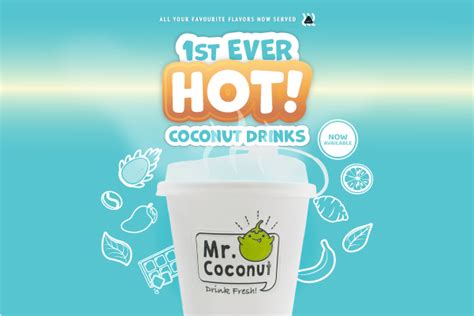 1st Ever Hot Coconut Drinks Mr Coconut