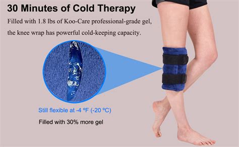 Amazon Koo Care Knee Ice Pack For Injuries Reusable Large Gel