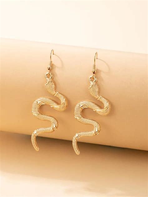 Snake Drop Earrings