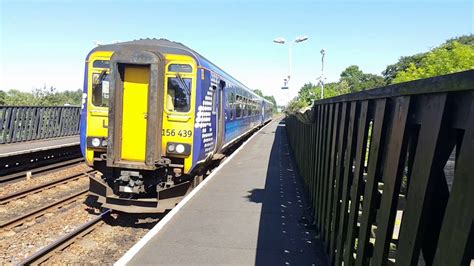 156439 Departing Livingston South On An Edinburgh To Glasgow Central