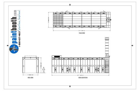 Truck Modified Downdraft Paint Booth Paintbooth