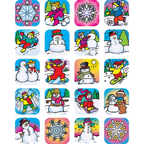 Winter Stickers - TCR1804 | Teacher Created Resources