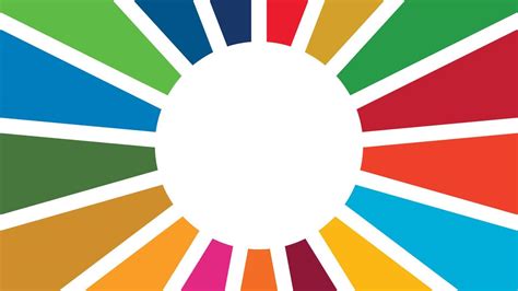 Sdg Color Background Sustainable Development Goals Vector