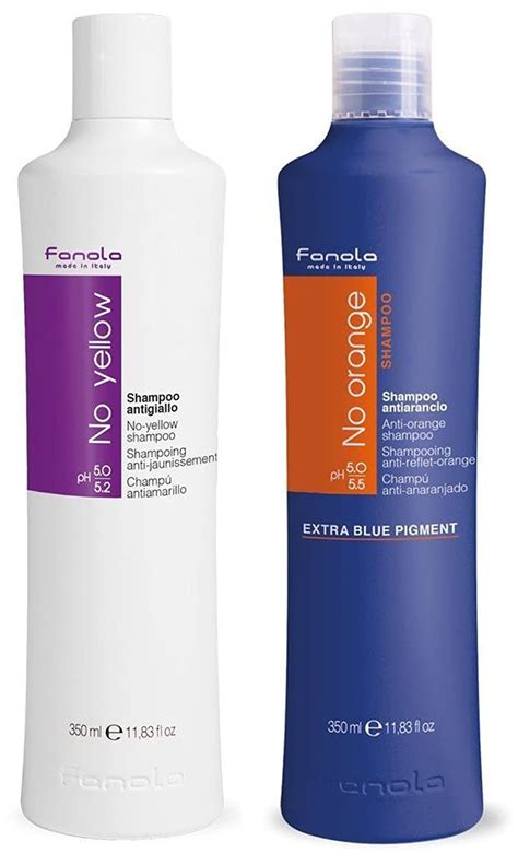 Amazon Fanola No Yellow And No Orange Shampoo Package Ml