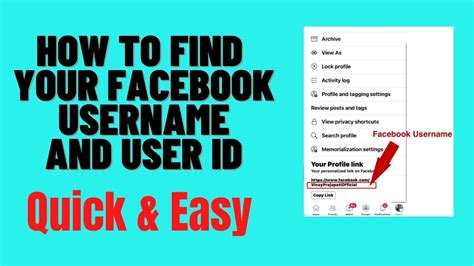 How To Find Your Facebook Username And User Id 2024 YouTube