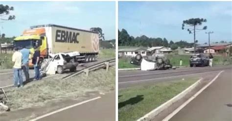 TRAGÉDIA Dois motoristas morrem após colisão frontal Agência GBC