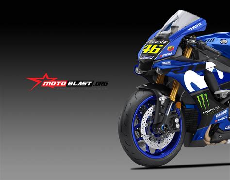 Yamaha R M Livery Movistar Motogp Motoblast